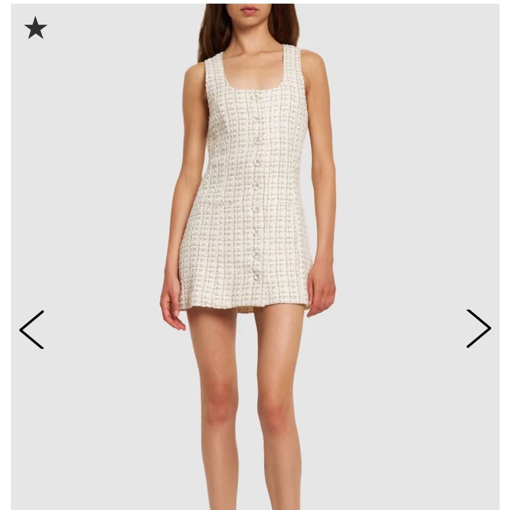 Reformation tweed dress NWT